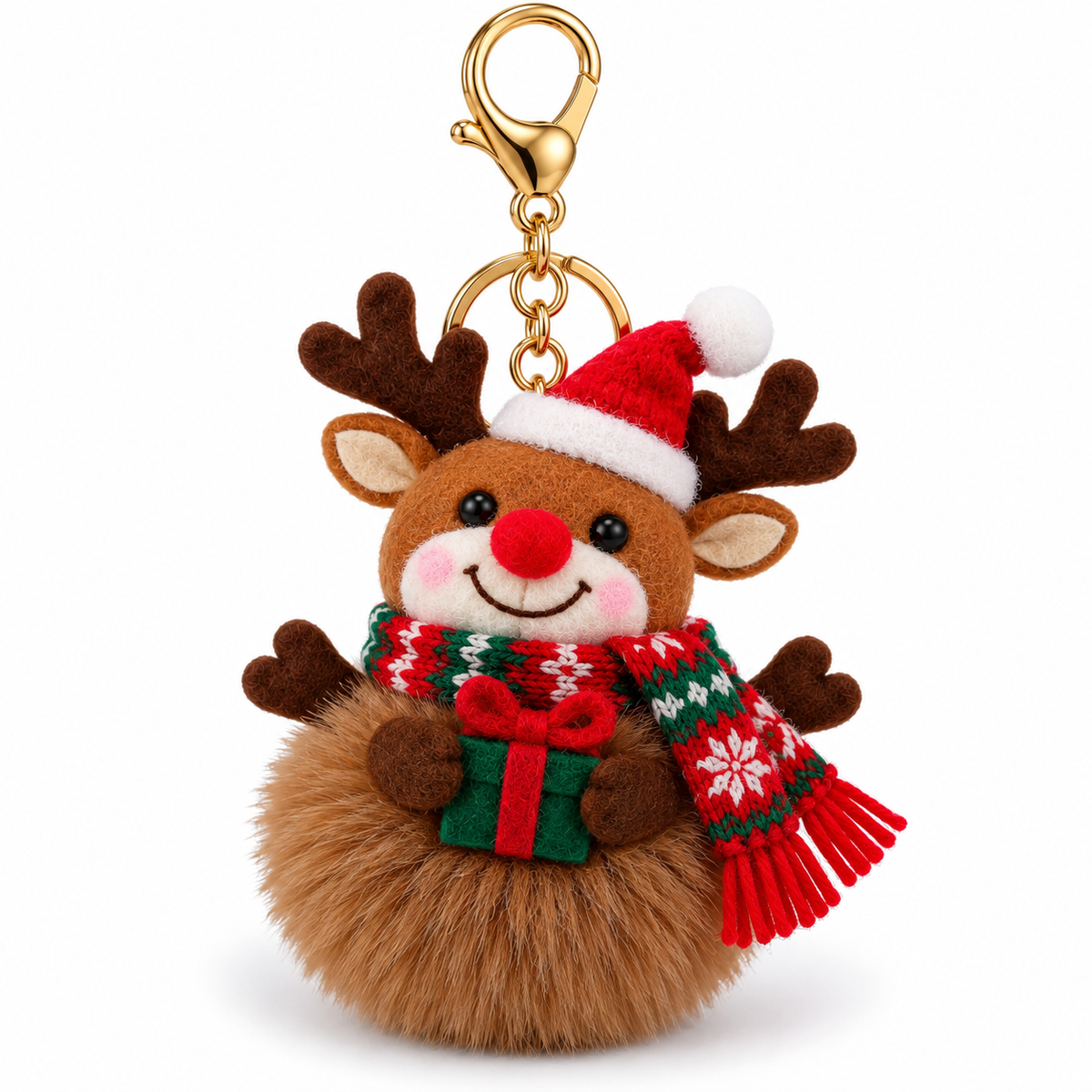 Christmas Reindeer Pom-Pom