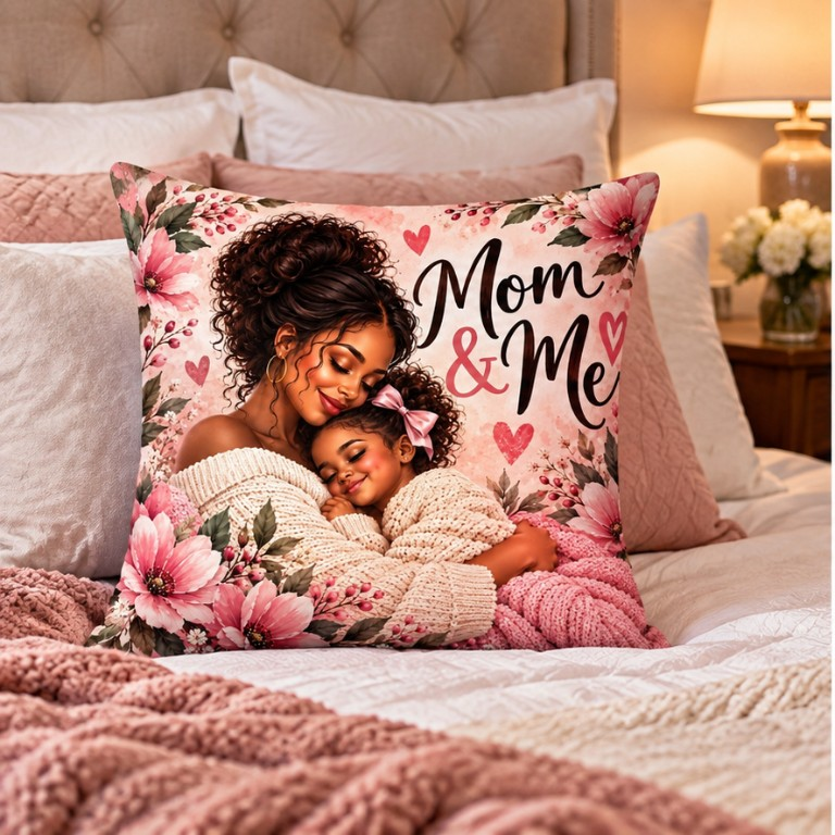 Mom & Me - Mother & Child Keepsake Pillow