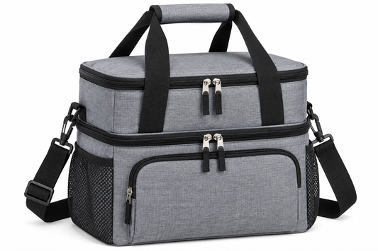 Custom Double Decker Insulated Cooler Bag