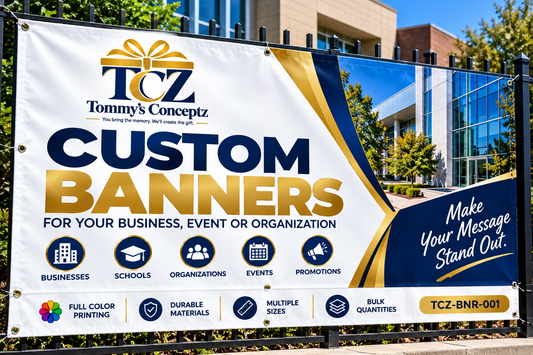 Custom Single-Sided Screen Printed Banner