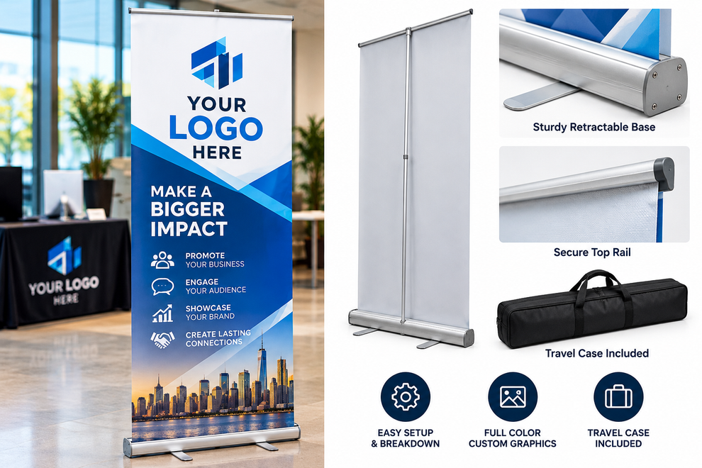 Turbo Retractable Banner Stand – Tommys Conceptz