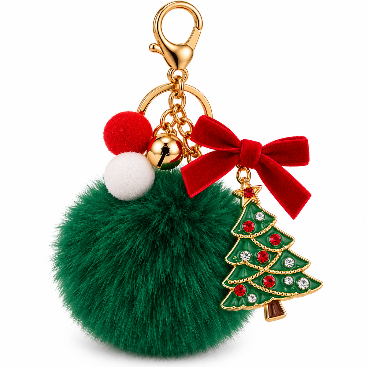 Holiday Christmas Tree Pom-Pom