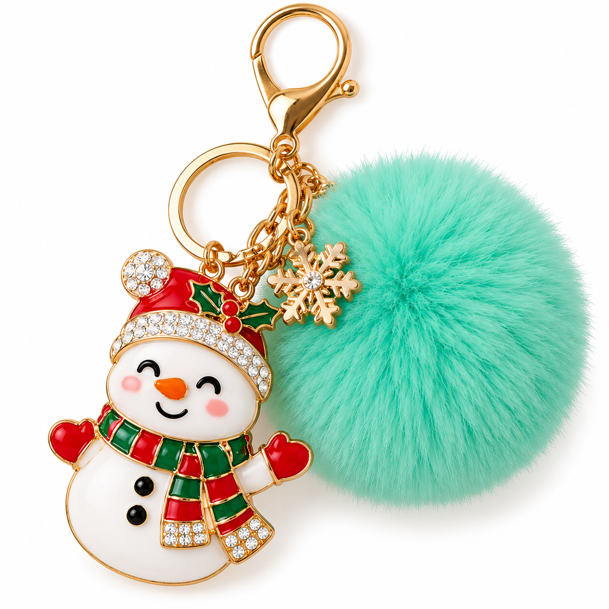 Holiday Snowman Pom-Pom