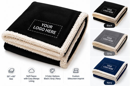 Custom Sherpa Blanket
